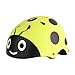 MSemis Casco da Ciclismo Bambina Casco da Bici Skateboard Moto BMX Bicicletta Helmo Pattinaggio Casco Scooter Bambini Coccinella Casco Sportivo Leggero Regolabile Giallo One_Size