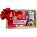 Diablo Diabetic No Added Sugar Hamper Box - 9 Guilt-Free Treats: Coconut Cream Wafers, Gummies, Vanilla Cookies, Peanut Mix, Chocolate Puddles, Milk Chocolate Bars Hamper Box Basket by Guilt Free