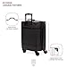 SwissGear 7739 Hardside Luggage Trunk with Spinner Wheels, Black, Carry-On 19-Inch