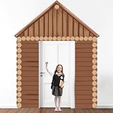 Material de alta calidad: hecho de tela de poliéster 100% premium, el accesorio para cabina de fotos de cabina de madera de bosque ofrece durabilidad y un acabado suave y de alta calidad. El gran telón de fondo para fotografía de campo es ligero, lavable, reutilizable y plegable, por lo que es fácil de transportar y almacenar, asegurando que dure a través de múltiples eventos.