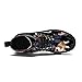 Bennigiry Cute Corgi Perro Dogtropical Palm Leaves Botas de caña Alta para...