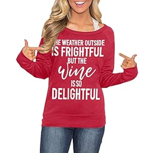 For G and PL Women Christmas Sweatshirt Long Sleeve Xmas Shirt Crew Neck Tops S-XXL