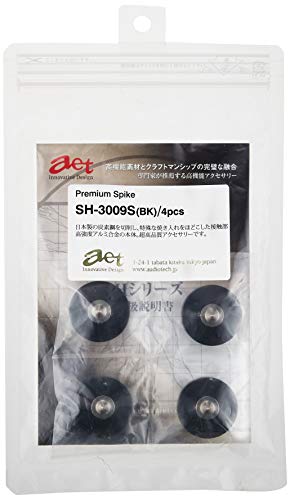 AET SH-3009S (BK) 4個 スパイク インシュレーター Amazon | AET スパイクインシュレーター ブラック 4個 SH3009S
