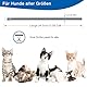 DEWEL 34.5cm Zecken Halsband für Katze, Floh Zecken Kragen Floh-und Zecken Prävention Halsbänder, Verstellbar Wasserdicht Katze Flohhalsband