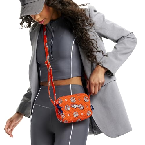 Image of Vera Bradley womens Cotton Small Stadium Crossbody Bag