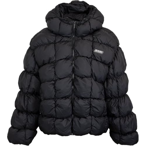 Karl Kani Retro Sport Patch Quilted Puffer Jacket Jacke...