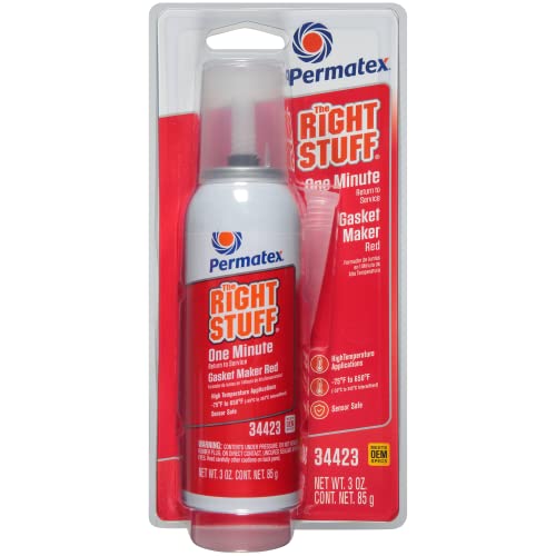 Permatex 34423 Right Stuff 1 Minute Red High Temperature Gasket