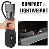 Tevlaphee Upgraded Steering Wheel Lock, Seat Belt Lock, Metal Head, High Visibility Car Lock Anti-Theft Device, Heavy Duty, Universal Fit for Car, SUV, Pickup, Jeep, Van, RV, 3Keys(Black) - Image 5