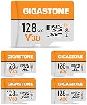 GIGASTONE 100GB Micro SD Card 2-Pack, A1 V30, 4K Video Recording, Compatible with Security Camera, Dash Cam, Drone, 100MB/s MicroSDXC Memory Card UHS-I V30 Class 10, with Adapter