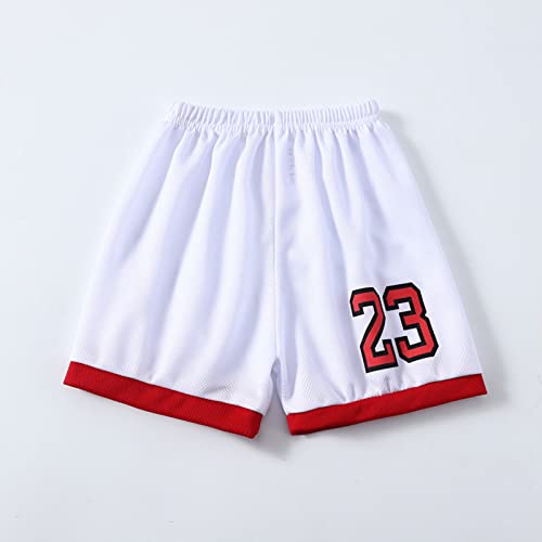 Image of Toddler Kids Sports Shorts Set Baby Boys Girls Jerseys 2 Piece Basketball Tank Top Mesh Shorts Set