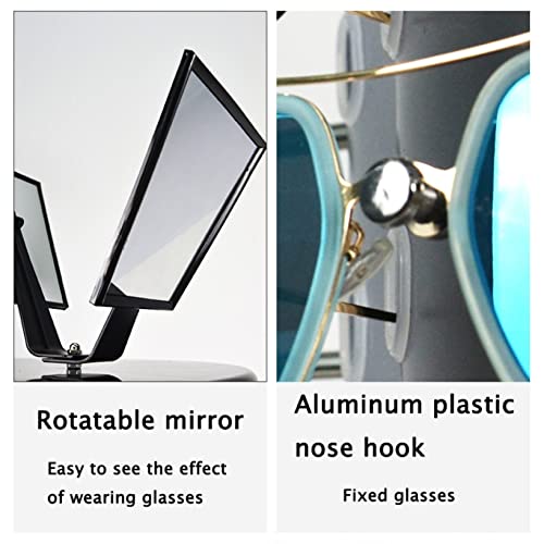 Expositor de gafas de sol para tienda u hogar con base giratoria 3