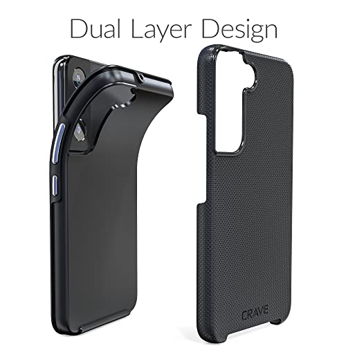 Image of Crave Dual Guard for Samsung Galaxy S22 Case, Shockproof Protection Dual Layer Case for Samsung Galaxy S22 5G - Black