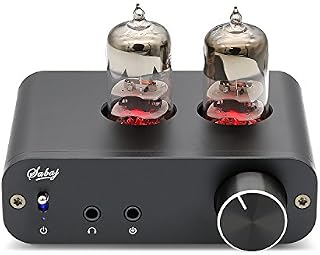 SABAJ PHA3 Vacuum Tube Headphone Amplifier 2X6J9 Low Ground Noise Integrated Stereo Amp Audio HIFI Output Protection for Headphone