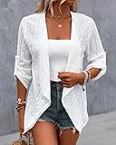 Blazer bianco con ricami