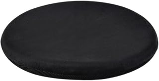 siduytin Cojín de asiento portátil Color sólido transpirable suave 4 estaciones hogar Oficina automotriz sillón sofá alfombrilla, Negro