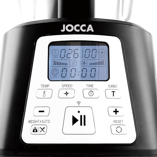 Jocca Robot de cuisine multifonction tout-en-un avec application, 12 modes de fonctionnement et 10 programmes internes, mixer, écraser, pétrir, cuire au four, mixer, blender et assistant de cuisine – Image 4