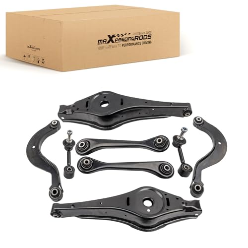 maXpeedingrods 8pcs Rear Wishbone Control Arm Suspension Kit For VW Touran 1T1 1T2 Golf MK5 MK6 for Audi A3 Q3 TT