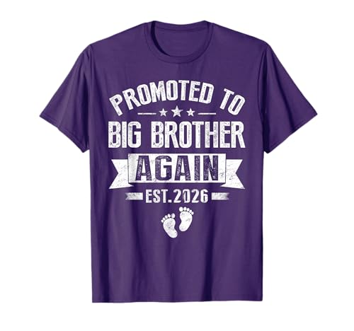 Promoted to Big Brother Again Est 2026 Announcement T-Shirt