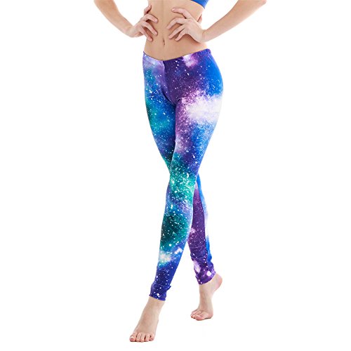 Alexandra Collection Womens Solar Galaxy Athletic Workout Leggings Solar X-Small #TOP19