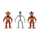 FIVE NIGHTS AT FREDDYS Figura de coleccionista de la serie Endo-1 de 6 pulgadas: Endo-1 con piezas clásicas y marchitas de Freddy - Figura articulada con piezas clásicas y marchitas de Freddy