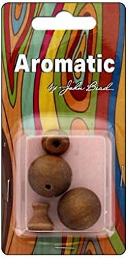 John Bead Guru Sandalwood 18mm Round Lt BRN 2pc GuruSandalwoodRnd 18mmBrn2pc