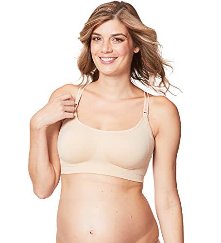 Image of Cake Maternity Cotton Candy Wirefree Nursing Bra for Breastfeeding, Seamless Maternity Sleep Bra