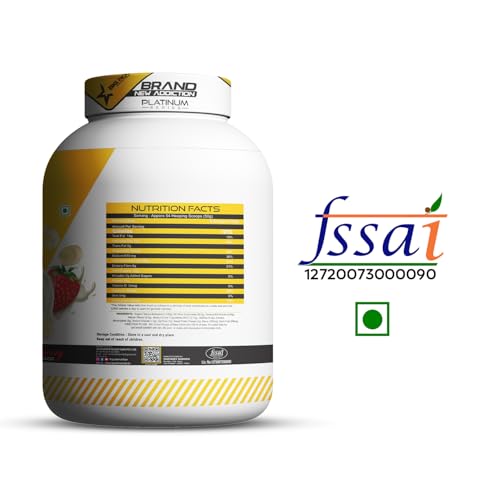 Image of BIG ROCK NUTRITION Animal Mass Weight Gainer Protein Powder for Men and Women, Increase Stamina with Natural Protein & Carbs (Kesar Pista, 2.7Kg / 6Lbs, 54 Servings)