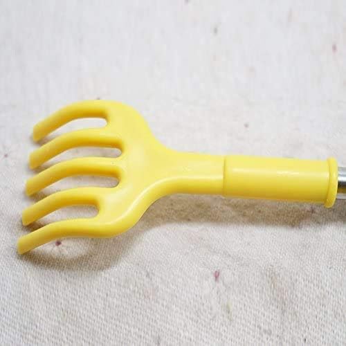 Qaoquda (4- Pack) Portable Extendable Telescopic Plastic Back Scratchers/Hand Massager/Backslap with Rubber Handles