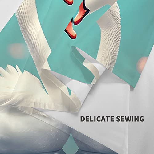 Vacsax Tapestry The Swan In Love Art Print Mural For Bedroom Living Room Dorm Home Decoration 60X51 Inches #TOP7