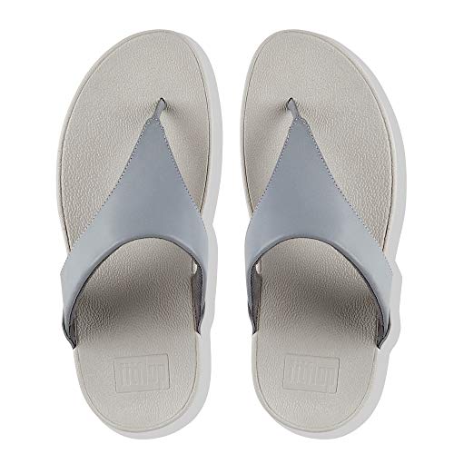 Image of FitFlop Women's Lulu Leather Toe-Post Thong Sandals