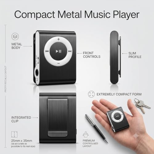Drumstone Store Drumstone Mini Metal MP3 Player - Image 5