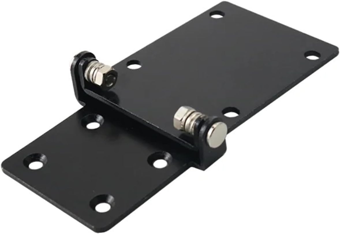 Stop Torque Heavy Damping Black Iron Hinge Equipment Hardware Accessories 1Pcs(Black Front-3.0N.m)