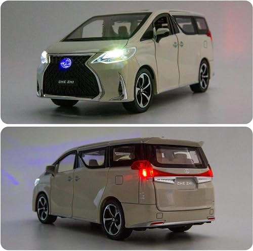 Image of SPITEN Exclusive Alloy Metal Pull Back Die-cast Car Scale Model with Sound Light Mini Auto Toy for Kids Metal Model Toy Car with Sound and Ligh Multi Color Toyato Alphoad 1:24 Metal(Multicolour)