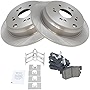 Rear Premium Ceramic Brake Pad & Rotor Kit for Acura RDX Honda CR-V CRV