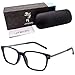 Umizato Gaming Glasses - Blue Light Blocking Glasses for Men Women - Super Lightweight Tech for Computer Screen All Day, Gamer Eye-Strain Sensitivity, Bluelight Ray Blocker, Anti-Glare (PICTOR Black)