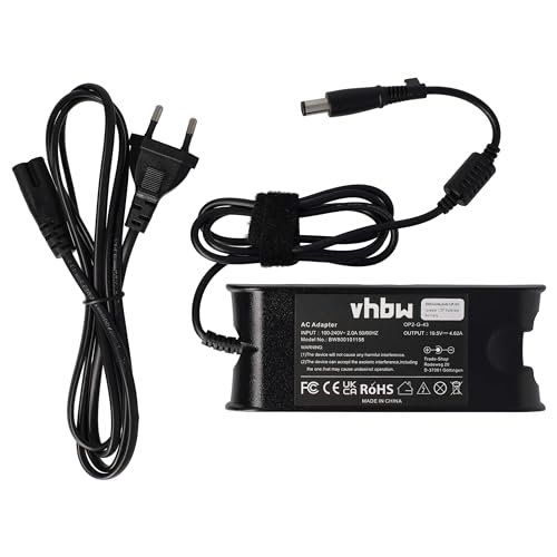 Câble d'alimentation 90W vhbw charge rapide compatible Dell Vostro 3550