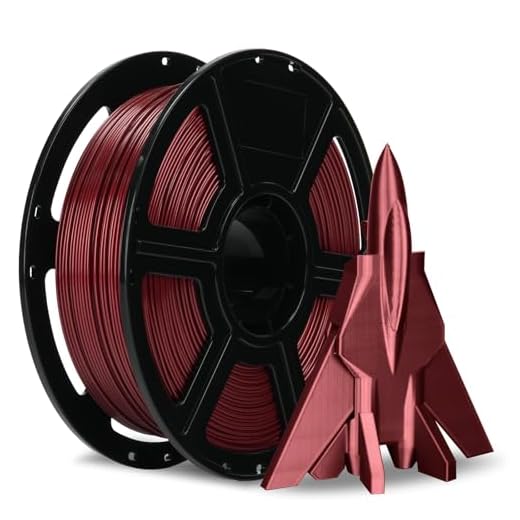 FLASHFORGE Rapid PETG Filament 1.75mm Metallic Red, Max 600mm/s High Speed Printing, 3D Printer Filament 1kg Spool, Dimensional Accuracy +/- 0.02mm, Fits Most 3D Printers