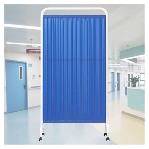GYEQXKT 6ft Tall Privacy Partition with Casters - Mobile Room Divider for Salon, Hospital, Office - Standing Screen for Confidentiality & Space Management