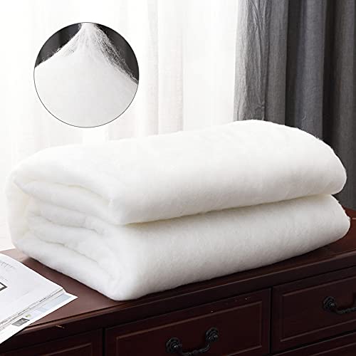 Couvre-lit matelassé été réversible et thermorégulateur en microfibre douce bleu - 7