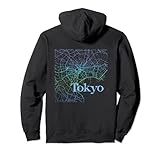 Photo Gallery mappa souvenir tokyo, giappone felpa con cappuccio Photo Gallery mappa souvenir tokyo, giappone felpa con cappuccio
