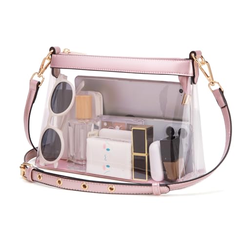 Image of Wuflyover Clear Bag for Stadium Events, Clear Purse for Women