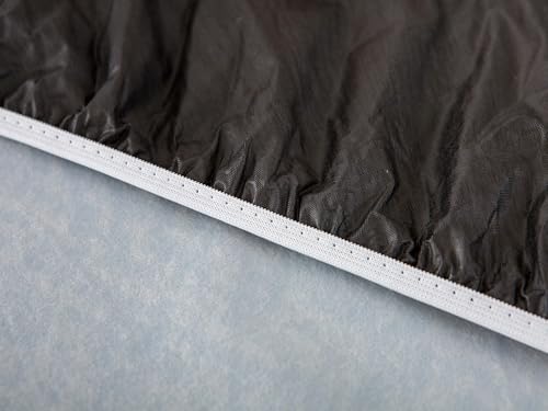 Pioggia Round Vinyl Fitted Tablecloth with Flannel Backing Elastic Table Cloth Waterproof Oil-Proof Plastic Table Cover Best for 57"-65" Round by Pioggia - Image 7