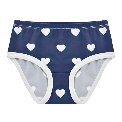 Cotton Girls Underwear Toddler White Heart Blue Girl Panties Cute Animals Undies Kids Briefs 2t