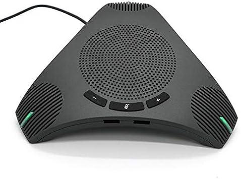 Conference Microphone USB Speakerphone for Business, 360 Omnidirectional Microphone, Intelligent DSP Noise Reduction for Video Meeting (mic + Speaker + hub)