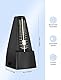 Linrax M1 Mechanisches Metronom für Klavier Violine Gitarre Bass Ukulele Schlagzeug Saxophon Banjo Mandoline und alle Musikinstrumente, Spur Tempo und Beat, Lauter Sound, Hohe Präzision, Schwarz