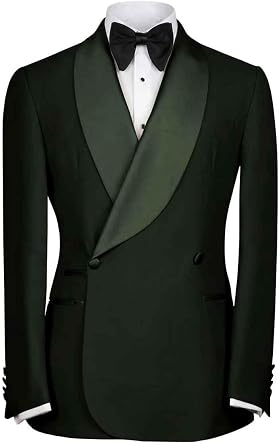 Mens Blazer Slim Fit Side Pocket Business Suit Jacket for Men Wedding Prom Shawl Lapel Sport Coats