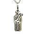Classic Mini Silver DOG BONE Personal CREMATION URN Keepsake - Includes Velvet Pouch & Fill Kit