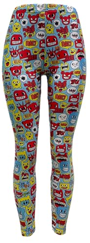 Sister Amy® Women's Printed Leggings - Buttery Soft Yoga Pants, High Waist Stretchy Tights for Workout, Plus Size ZTY-Z0232 Small