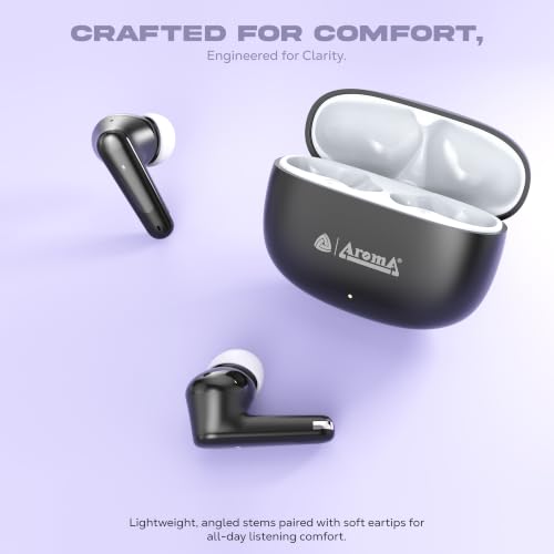 Image of AROMA NB126 Force Plus Upto 50Hr Playtime*, Fast Charging, Dual Pairing, Heavy Bass Bluetooth
