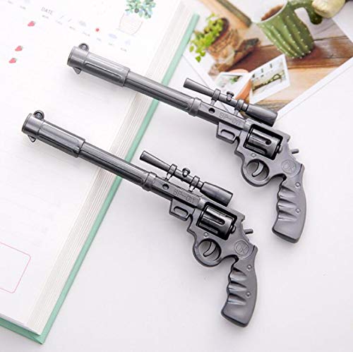 Sencoo 4 pack Black Gel Ink Pen Creative Students Stationery Blue Ballpoint Pens School Gift Boy Birthday Present